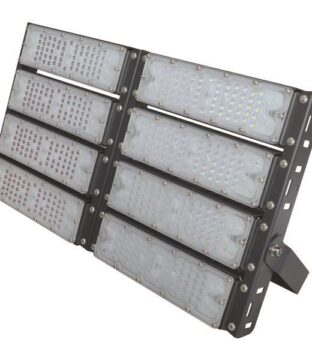 ΠΡΟΒΟΛΕΑΣ LED SMD 8Χ50/400W AC100-240V ΜΑΥΡΟΣ IP65 6500K PLUS