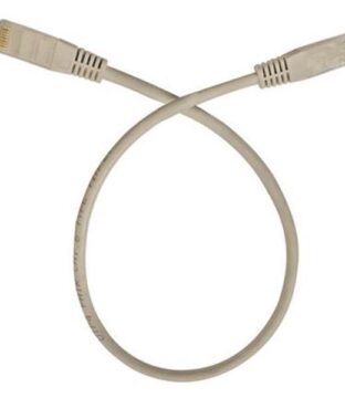 ΚΑΛΩΔΙΟ PATCH CORD UTP CAT-6e 26AWG ΓΚΡΙ 0,50m