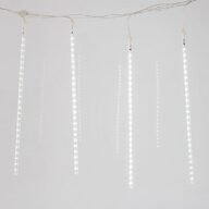 ΣΕΙΡΑ, 240 LED, 7V, ΜΕ 5 SNOWDROP 50cm, ΕΠΕΚΤΑΣΗ ΕΩΣ 3, ΜΕ ΜΕΤΑΣΧΗΜΑΤΙΣΤΗ, ΛΕΥΚΟ LED, ΠΡΟΕΚΤΑΣΗ ΠΑΡΟΧΗΣ 5m, IP44