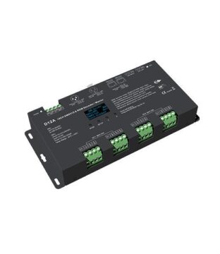 DMX512/RDM DECODER 5A*12CH 12-24VDC MAX48A D12A