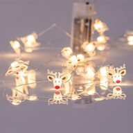 ΣΕΙΡΑ, 20 MINI LED, ΜΕ ΑΚΡΥΛΙΚΟΥΣ ΤΑΡΑΝΔΟΥΣ 2,2cm, ΜΠΑΤΑΡΙΑΣ 2xAA, ΑΣΗΜΙ ΧΑΛΚΙΝΟ ΚΑΛΩΔΙΟ, ΘΕΡΜΟ ΛΕΥΚΟ LED, ΑΝΑ 10cm, ΠΡΟΕΚΤΑΣΗ ΠΑΡΟΧΗΣ 30cm, IP20