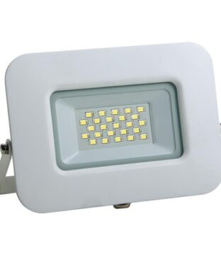 ΠΡΟΒΟΛΕΑΣ LED 20W SMD ΒΑΣΗ 360° ΛΕΥΚΟΣ IP65 6500K PLUS