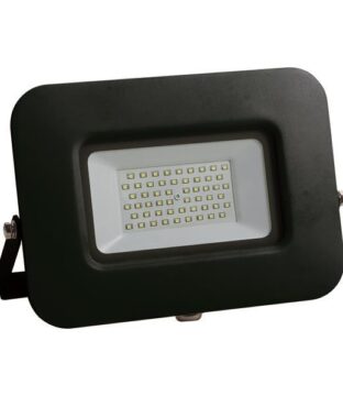 ΠΡΟΒΟΛΕΑΣ LED 50W SMD ΒΑΣΗ 360° ΜΑΥΡΟΣ IP65 3000K PLUS