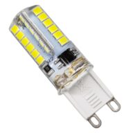 Λάμπα G9 LED SMD 2835 4W 360lm 320° AC 230V Σιλικόνης Ψυχρό Λευκό 6000K