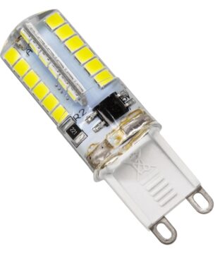 Λάμπα G9 LED SMD 2835 4W 360lm 320° AC 230V Σιλικόνης Ψυχρό Λευκό 6000K