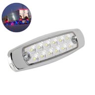 Πλευρικά Φώτα Όγκου Φορτηγών LED 14 SMD DC 24V Αλουμινίου Νίκελ Αδιάβροχο IP65 Ψυχρό Λευκό 6000K