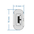 DOUBLE-SIDED 120°+120° Degree Neon Flex Epistar LED SMD 2835 1m 12W/m 120LED/m 1248lm/m 120°+120° DC 230V Αδιάβροχη IP68 Θερμό Λευκό 3000K Dimmable