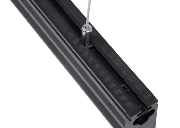 Γραμμικό Κρεμαστό Φωτιστικό Linear LED 18W 2200lm 120° AC 220-240V Μ120 x Π2 x Υ4cm Φυσικό Λευκό 4500K - Μαύρο - 3 Years Warranty