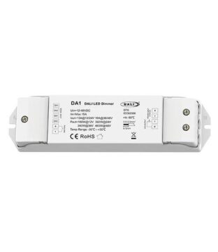 DALI LED DIMMER 5A*2CH 12-48VDC (PUSH BOTTON) DA1