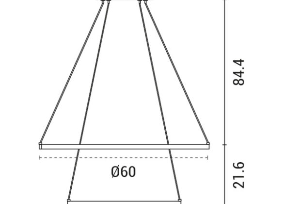 ΦΩΤΙΣΤΙΚΟ ΚΡΕΜΑΣΤΟ ΣΤΡΟΓΓΥΛΟ LED 37W Φ40xΦ60x120 ΛΕΥΚΟ