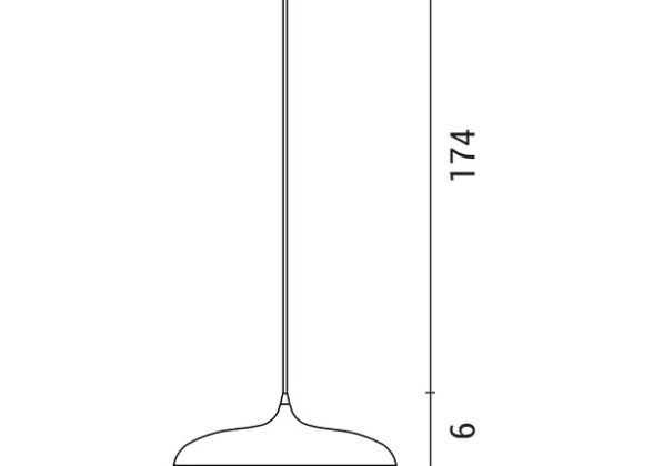 ΦΩΤΙΣΤΙΚΟ ΚΡΕΜΑΣΤΟ ΜΟΝΟΦΩΤΟ LED 10W ΛΕΥΚΟ Φ25*H6CM, 3 CCT