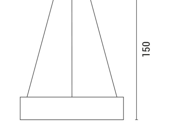 ΦΩΤΙΣΤΙΚΟ ΚΡΕΜΑΣΤΟ ΣΤΡΟΓΓΥΛΟ LED 30W 3000Κ Φ45x11 ΛΕΥΚΟ/ΞΥΛΟ ΔΡΥΣ