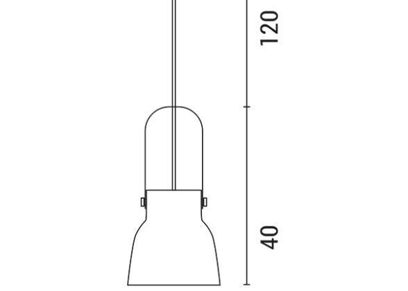 ΦΩΤΙΣΤΙΚΟ ΚΑΜΠΑΝΑ Ε27 Φ195x400 ΓΚΡΙ/ΛΕΥΚΗ