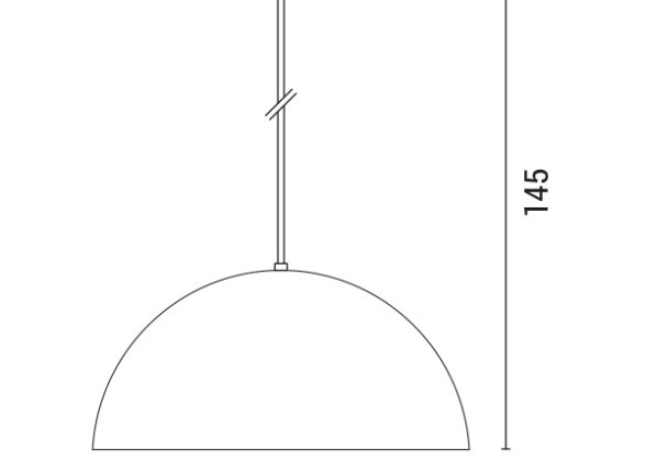 ΦΩΤΙΣΤΙΚΟ ΚΑΜΠΑΝΑ Ε27 Φ400x145 ΜΑΥΡΗ/ΧΡΥΣΗ