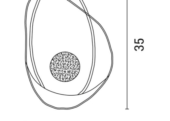 ΑΠΛΙΚΑ ΤΟΙΧΟΥ LED 3W 25x35 ΛΕΥΚΟ 3CCT