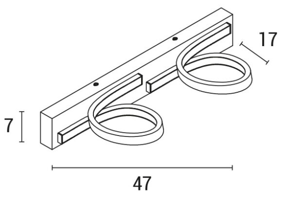 ΦΩΤΙΣΤΙΚΟ ΜΠΑΝΙΟΥ LED 16W 4000Κ 2Φ 470X70X170 ΛΕΥΚΟ