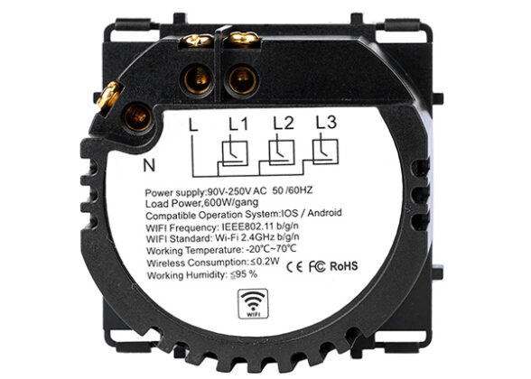 SMART WIFI ΑΠΛΟΣ ΔΙΑΚΟΠΤΗΣ ΑΦΗΣ 600W L+N MODULAR