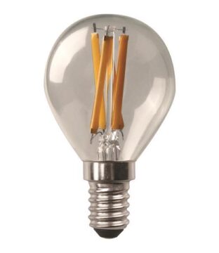 ΛΑΜΠΑ LED ΣΦΑΙΡΙΚΗ CROSSED FILAMENT 4.2W E14 4000K 220-240V