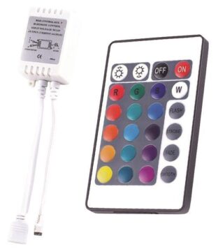 ΑΣΥΡΜΑΤΟ IR CONTROLLER RGB DC 5V/30W 12V/72W 24V/144W