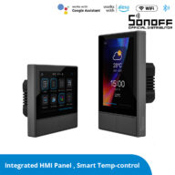 SONOFF Wi-Fi Smart Scene Wall Switch(86/EU Type) – Integrated HMI Panel – Smart Temperature Control