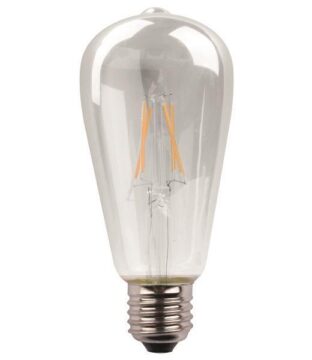 ΛΑΜΠΑ LED ST64 CROSSED FILAMENT 11W E27 4000K 220-240V DIMMABLE CLEAR