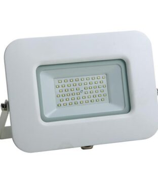 ΠΡΟΒΟΛΕΑΣ LED 50W SMD ΒΑΣΗ 360° ΛΕΥΚΟΣ IP65 6500K PLUS