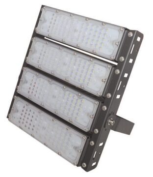 ΠΡΟΒΟΛΕΑΣ LED SMD 4Χ50/200W AC100-240V ΜΑΥΡΟΣ IP65 6500K PLUS