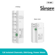 SONOFF SPM-4RELAY – Wi-Fi Smart Stackable Power Meter