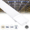 LED Γραμμικό Βιομηχανικό Φωτιστικό Tri-Proof 150cm 55W 6115lm 120° AC 220-240V Αδιάβροχο IP65 Μ150 x Π6 x Υ4cm Φυσικό Λευκό 4500K - 3 Years Warranty