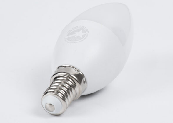 Λάμπα LED E14 C37 Κεράκι 4W 388lm 260° AC 220-240V IP20 Φ3.7 x Υ10cm Φυσικό Λευκό 4500K - 3 Years Warranty