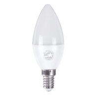 Λάμπα LED E14 C37 Κεράκι 4W 376lm 260° AC 220-240V IP20 Φ3.7 x Υ10cm Θερμό Λευκό 2700K – 3 Years Warranty