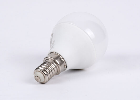 Λάμπα LED E14 G45 Γλομπάκι 6W 600lm 260° AC 220-240V IP20 Φ4.5 x Υ7.8cm Ψυχρό Λευκό 6000K - 3 Years Warranty