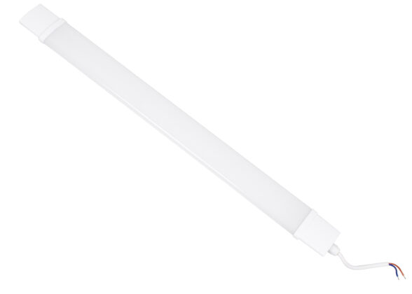 LED Γραμμικό Βιομηχανικό Φωτιστικό Tri-Proof 60cm 18W 1936lm 120° AC 220-240V Αδιάβροχο IP65 Μ60 x Π6 x Υ4cm Θερμό Λευκό 2700K - 3 Years Warranty