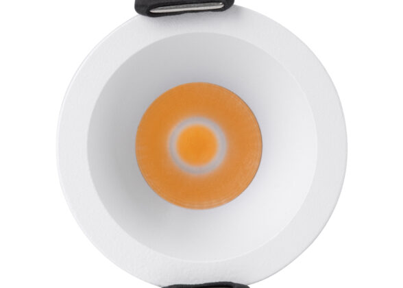 Χωνευτό LED Spot Downlight TrimLess Φ4cm 5W 625lm 38° AC 220-240V IP20 Φ4 x Υ5.9cm - Στρόγγυλο - Λευκό - Θερμό Λευκό 2700K - Bridgelux COB - 5 Years Warranty