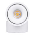 Επιφανειακό LED Spot Downlight Φ10cm 12W 1560lm 36° AC 220-240V IP20 Φ10 x Υ10.5cm - Στρόγγυλο - Λευκό - Φυσικό Λευκό 4500K - Bridgelux COB - 5 Years Warranty