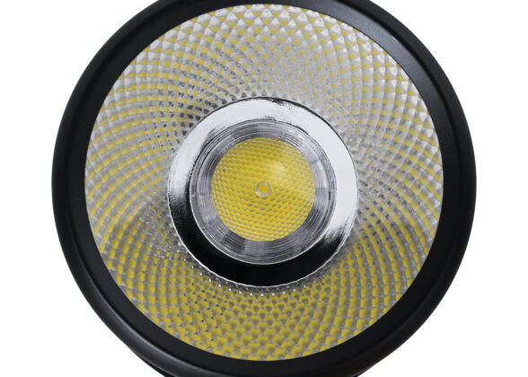 Επιφανειακό Κινούμενο Spot Downlight LED 10W 1350lm 24° AC 220-240V IP20 Φ9cm x Υ16cm - Στρόγγυλο - Μαύρο - Ψυχρό Λευκό 6000K - Bridgelux COB - TÜV Certified Driver - 5 Χρόνια Εγγύηση