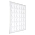 Χωνευτό LED Panel 60x60cm 48W 7440lm 120° CRI≥86Ra UGR<19 Anti-Glare Shield Diffuser AC 220-240V IP44 Μ60 x Π60 x Υ3.3cm - Ψυχρό Λευκό 6000K - Bridgelux High Lumen Chips - TÜV Certified Driver - 5 Years Warranty