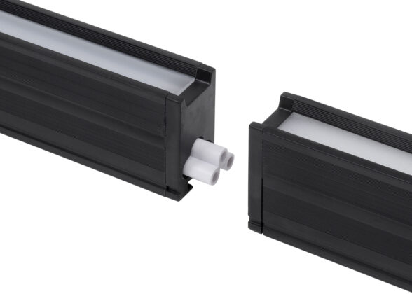 Γραμμικό Φωτιστικό Οροφής Linear LED 18W 2170lm 120° AC 220-240V Μ120 x Π2 x Υ4cm Θερμό Λευκό 2700K - Μαύρο - 3 Years Warranty