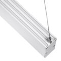 Γραμμικό Κρεμαστό Φωτιστικό Linear LED CCT 54W 6500lm 120° AC 220-240V Μ120 x Π3.5 x Υ7cm - Εναλλαγή Φωτισμού μέσω Τηλεχειριστηρίου All In One Ψυχρό 6000k+Φυσικό 4500k+Θερμό 2700k Dimmable - Λευκό - 3 Years Warranty