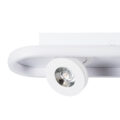 Φωτιστικό Οροφής Linear Design LED CCT με Κινούμενα Σποτ LED Spot Downlight 36W 4032lm 360° & 45° AC 220-240V - Εναλλαγή Φωτισμού μέσω Διακόπτη On/Off All In One Ψυχρό 6000k+Φυσικό 4500k+Θερμό 2700k Μ40 x Π13 x Υ6.5cm - Λευκό