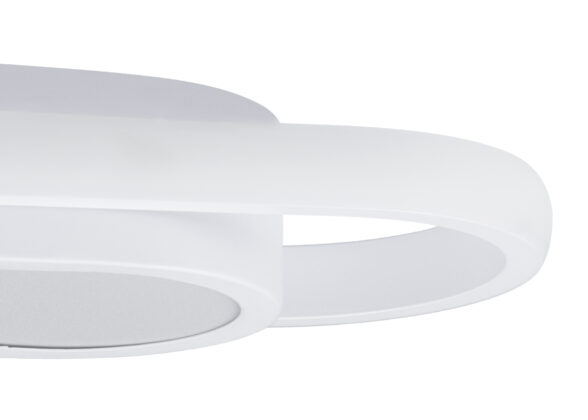 Φωτιστικό Οροφής Linear Design LED CCT 24W 2880lm 210° AC 220-240V - Εναλλαγή Φωτισμού μέσω Διακόπτη On/Off All In One Ψυχρό 6000k+Φυσικό 4500k+Θερμό 2700k Μ41 x Π13 x Υ4.5cm - Λευκό - 3 Years Warranty