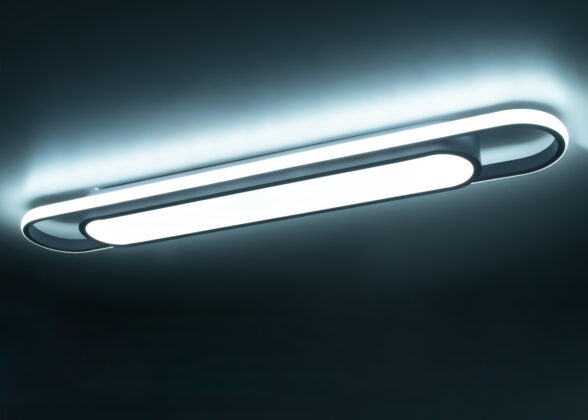 Φωτιστικό Οροφής Linear Design LED CCT 48W 5760lm 210° AC 220-240V - Εναλλαγή Φωτισμού μέσω Διακόπτη On/Off All In One Ψυχρό 6000k+Φυσικό 4500k+Θερμό 2700k Μ81 x Π13 x Υ4.5cm - Λευκό - 3 Years Warranty