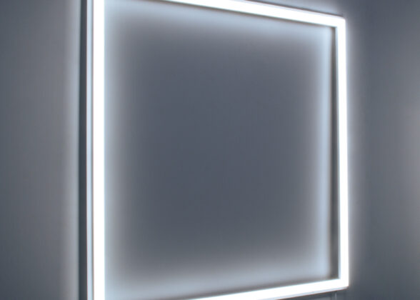 Χωνευτό LED Panel Linear Frameless Super Slim 60x60cm 48W 5760lm 120° CRI≥85Ra AC 220-240V IP44 Μ60 x Π60 x Υ1.5cm - Ψυχρό Λευκό 6000K - TÜV Certified Driver - 5 Years Warranty