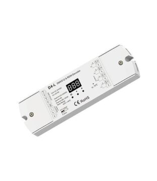 DMX512/RDM DECODER RGBW 5A*4CH 12-24VDC MAX20A D4-L