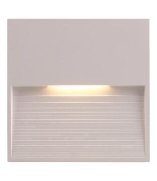 ΑΠΛΙΚΑ ΤΟΙΧΟΥ SLIM LED 3W 120x120x12 3000K IP65 ΛΕΥΚΗ PLUS