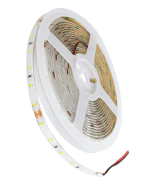 Ταινία LED 6W/m 720lm/m 120° DC 24V Αδιάβροχη IP65 – 60 x SMD 2835 LED Chip/Μέτρο – Μ5000 x Π8 x Υ2mm – Ρολό 5 Μέτρων – Ψυχρό Λευκό 6000K – 5 Χρόνια Εγγύηση