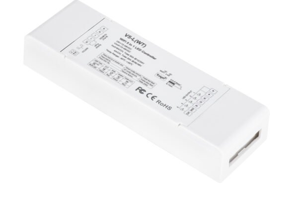 DC WiFi & RF 2.4Ghz Dimmer High Speed Controller 5 Καναλιών DC 12-48V 5 x 6A 288W - Max 30A 1440W - IP20 Μ18 x Π5.7 x Υ2.8cm - 5 Years Warranty