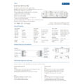 DC RF 2.4Ghz Dimmer High Speed Controller & Push Dimming 2 Κανάλια DC 12-48V 2 x 8A 384W - Max 16.5A 384W - IP20 Μ17.5 x Π4.5 x Υ2.5cm - 5 Years Warranty