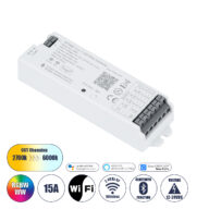 Ασύρματος WiFi LED RGBW+WW+CCT Controller IOS/Android 5in1 Bluetooth 2.4Ghz DC 12-24V Max 180W