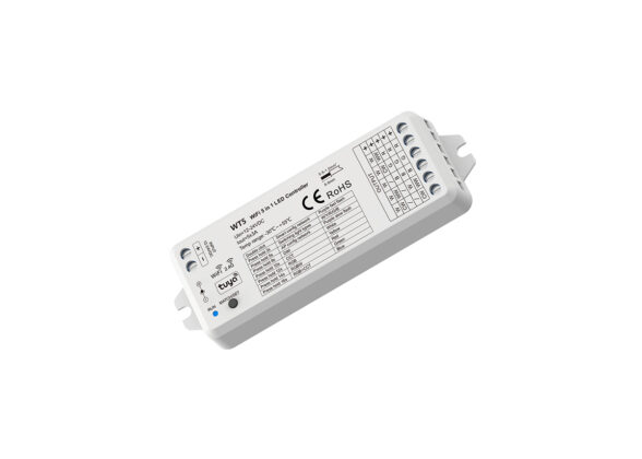 WiFi & RF 2.4Ghz Dimmer High Speed Controller 5 Καναλιών DC 12-24V 5 x 3A 72W - Max 15A 360W - IP20 Μ10 x Π4 x Υ2cm - 5 Years Warranty